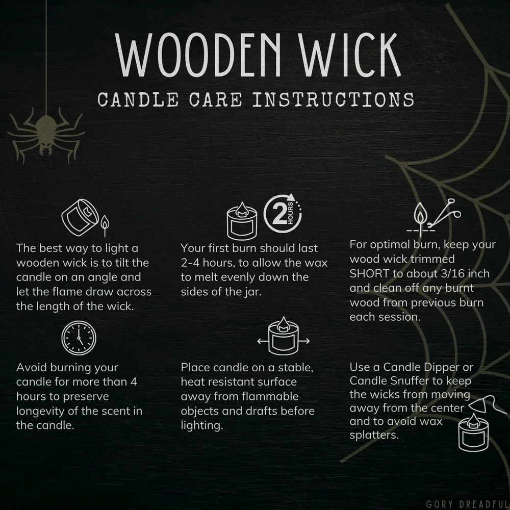Jack-O-Lantern Donut Crackling Wooden Wick Candle: Dulce Pumpkin Donut Scent